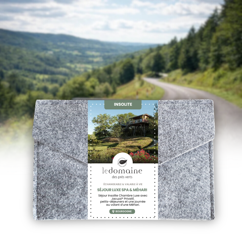 Coffret Cadeau Séjour LUXE au Choix & Méhari • Jacuzzi® Privatif