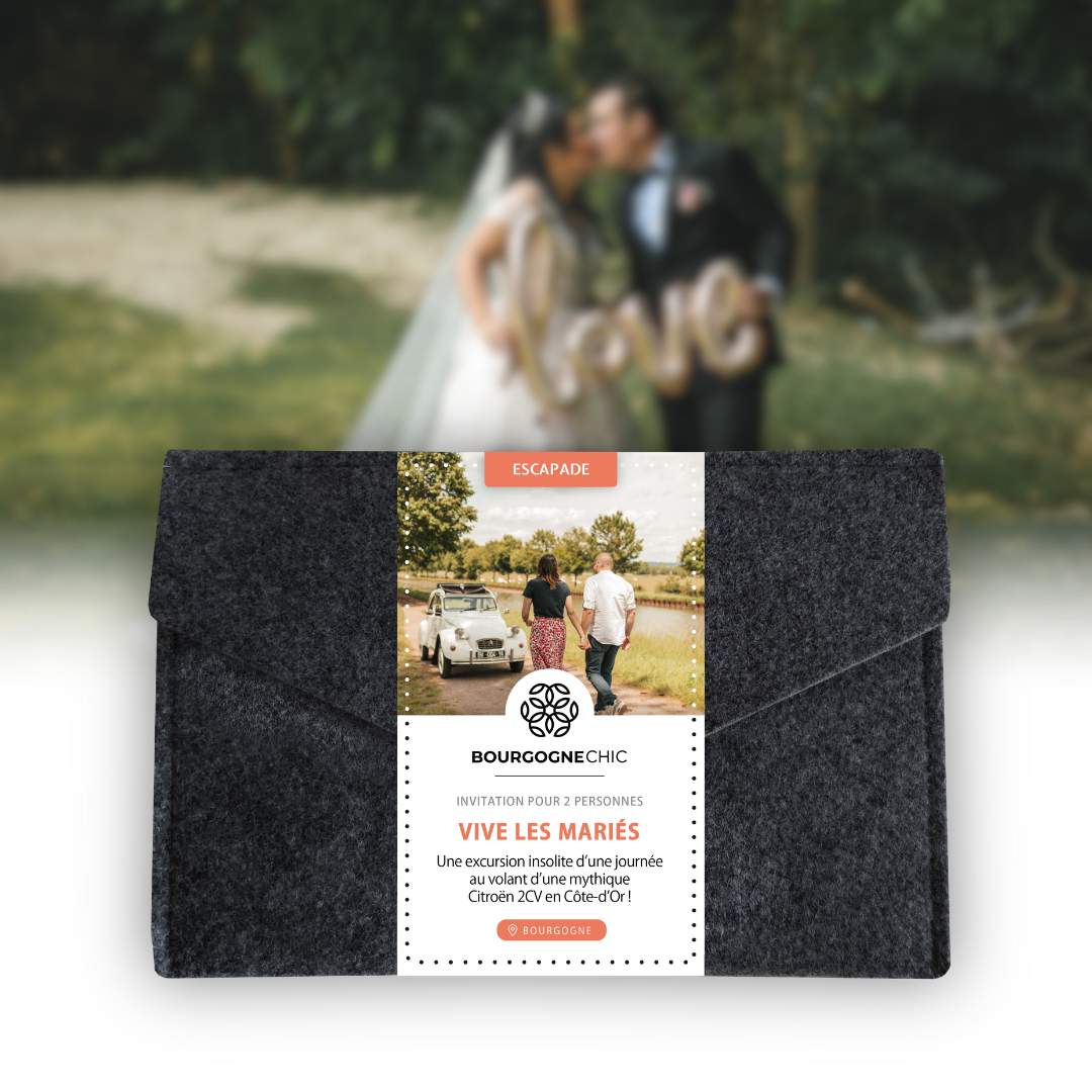 Coffret Cadeau Citroën 2CV • Vive les Mariés • 1 Journée en duo